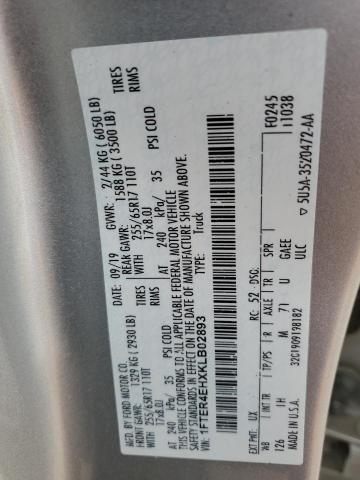 2019 FORD RANGER XL - 1FTER4EHXKLB02893