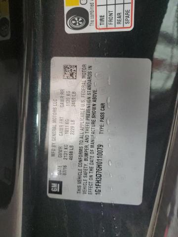 2017 CHEVROLET CAMARO SS - 1G1FH3D76H0110079