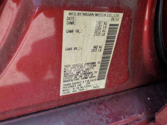 2015 NISSAN ALTIMA 3.5 - 1N4BL3AP0FC178369