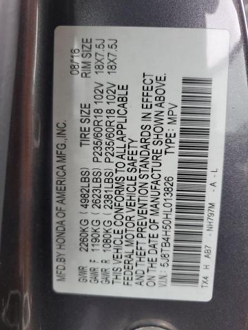 2017 ACURA RDX TECHNO - 5J8TB4H50HL013826