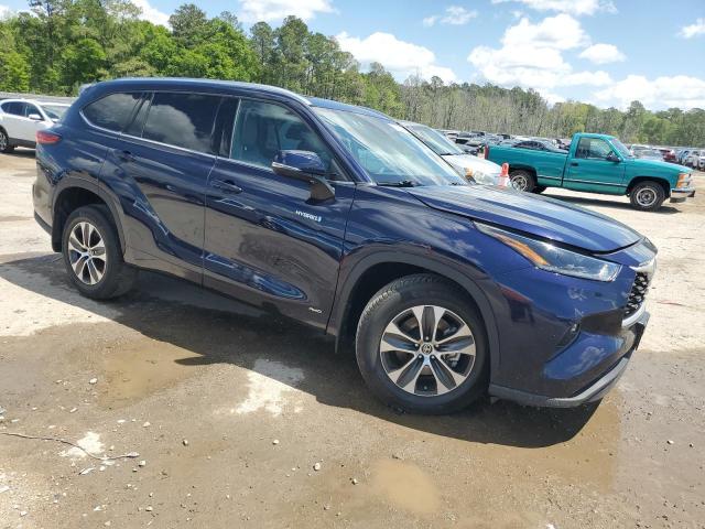 Vin: 5tdhbrch9ms534331, lot: 52622525, toyota highlander hybrid xle 20214