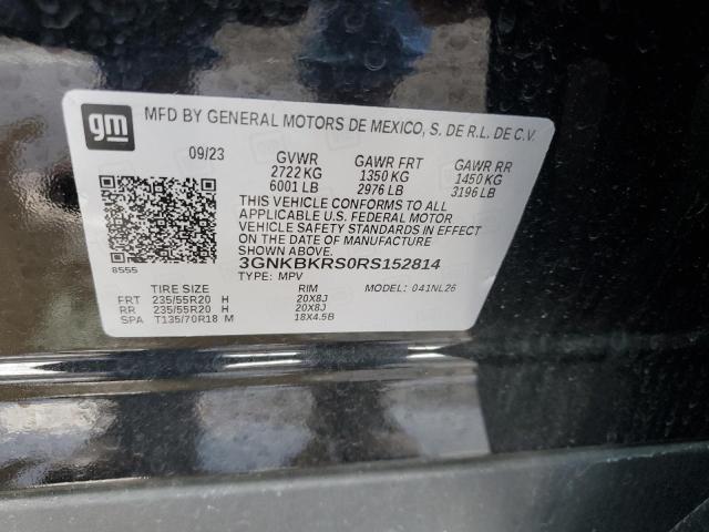 2024 CHEVROLET BLAZER RS - 3GNKBKRS0RS152814