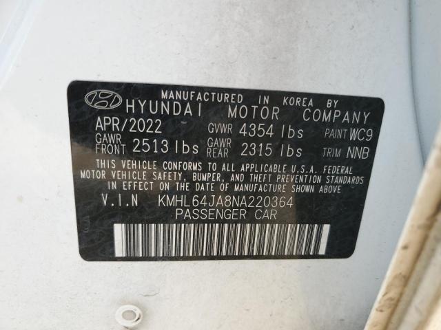 2022 HYUNDAI SONATA SEL - KMHL64JA8NA220364
