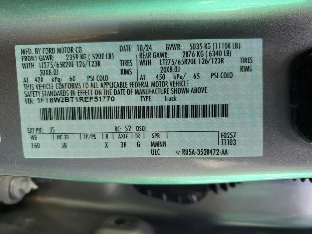 2024 FORD F250 SUPER - 1FT8W2BT1REF51770