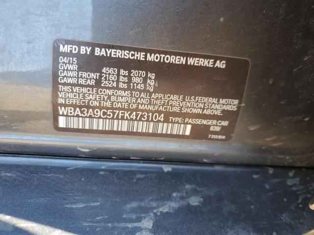 2015 BMW 335 I - WBA3A9C57FK473104
