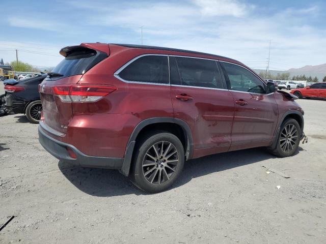 Vin: 5tdjzrfh9js490464, lot: 52252895, toyota highlander se 20183