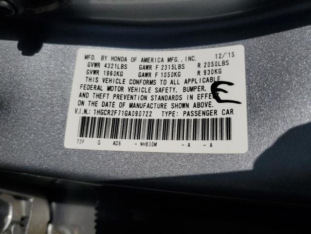 2016 HONDA ACCORD EX - 1HGCR2F71GA090722
