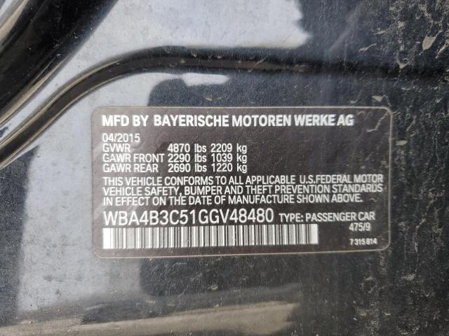 2016 BMW 435 XI GRA WBA4B3C51GGV48480