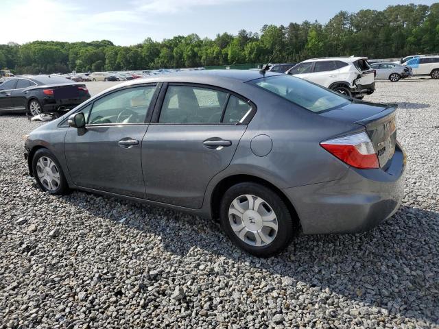 Vin: jhmfb4f30cs003307, lot: 53779535, honda civic hybrid l 20122