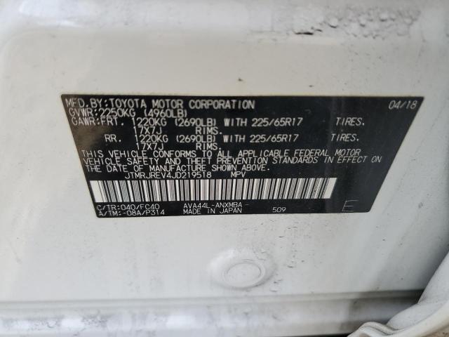 2018 TOYOTA RAV4 HV LE JTMRJREV4JD219518