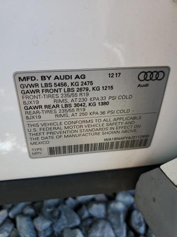 2018 AUDI Q5 PREMIUM - WA1BNAFY4J2112930