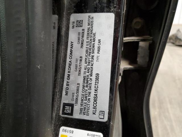 2019 CHEVROLET SPARK 1LT - KL8CD6SA1KC723859