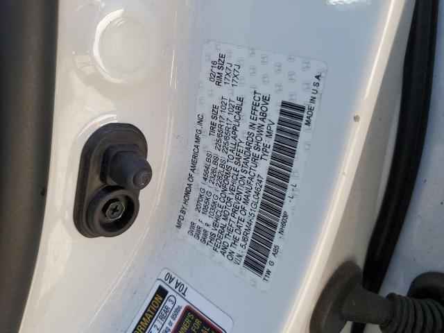 2016 HONDA CR-V EX - 5J6RM4H51GL046247
