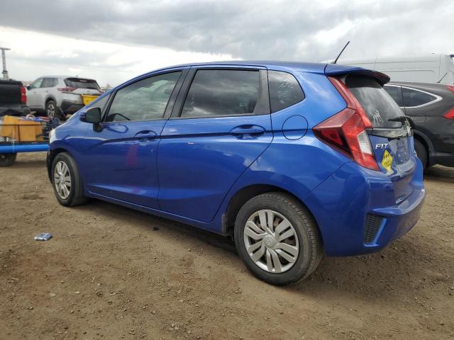 HONDA FIT LX 2015 blue  gas 3HGGK5G55FM726709 photo #3
