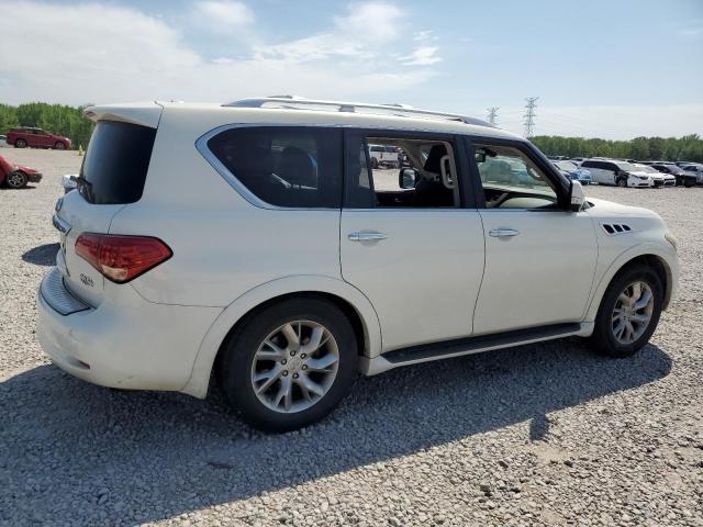 INFINITI QX56 2011 white 4dr spor gas JN8AZ2NF8B9503328 photo #4