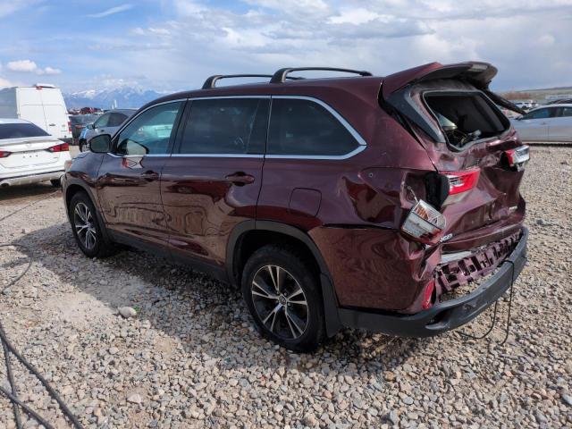 Vin: 5tdbzrfh1ks957737, lot: 54058835, toyota highlander le 20192
