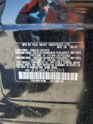 2015 SUBARU FORESTER 2 - JF2SJAHC2FH503213