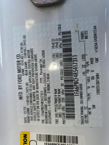 2024 FORD MUSTANG GT - 1FA6P8CF4R5417311