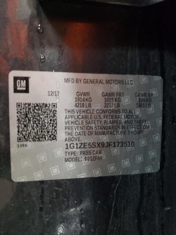2018 CHEVROLET MALIBU PRE - 1G1ZE5SX9JF173510