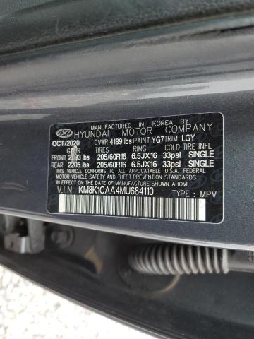 2021 HYUNDAI KONA SE - KM8K1CAA4MU684110