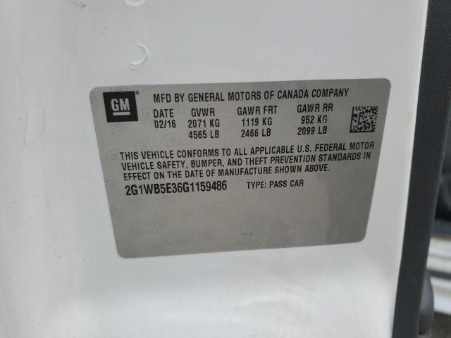 2016 CHEVROLET IMPALA LIM - 2G1WB5E36G1159486