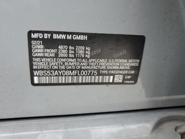 2021 BMW M3 - WBS53AY08MFL00775