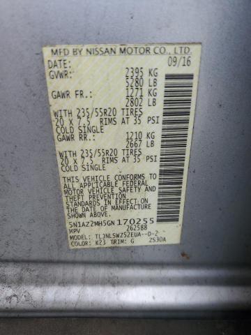2016 NISSAN MURANO S - 5N1AZ2MH5GN170255