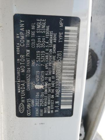 2016 HYUNDAI TUCSON LIM - KM8J33A27GU095281