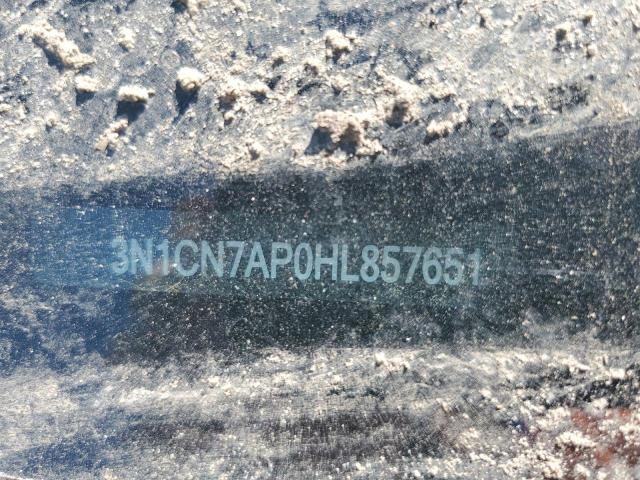 2017 NISSAN VERSA S - 3N1CN7AP0HL857651