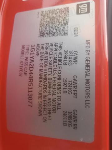 2024 CHEVROLET CORVETTE S - 1G1YA2D44R5113077