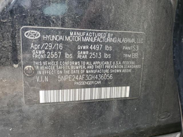2016 HYUNDAI SONATA SE - 5NPE24AF3GH436056