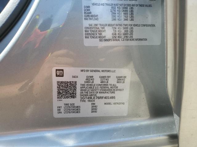 2024 GMC SIERRA K25 - 1GT49LE76RF401495