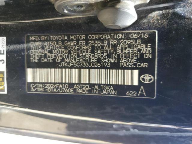 2016 TOYOTA SCION TC JTKJF5C73GJ026193