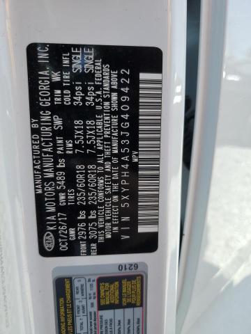 2018 KIA SORENTO EX - 5XYPH4A53JG409422