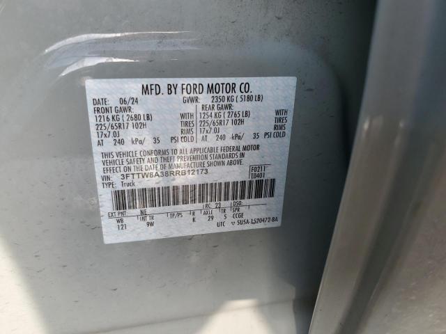 2024 FORD MAVERICK X - 3FTTW8A38RRB12173