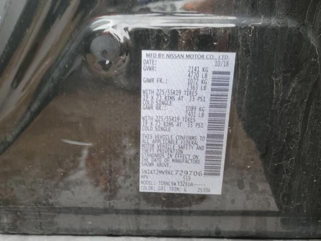 2019 NISSAN ROGUE S - 5N1AT2MV9KC729706