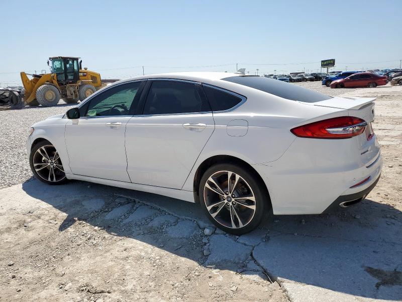 FORD FUSION TIT 2020 white  gas 3FA6P0D92LR174659 photo #3