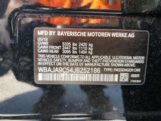 2018 BMW 530E WBAJA9C54JB252186