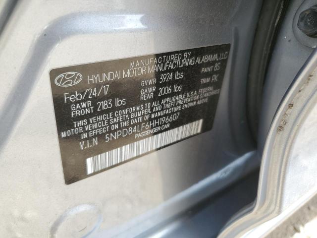 2017 HYUNDAI ELANTRA SE - 5NPD84LF6HH196607