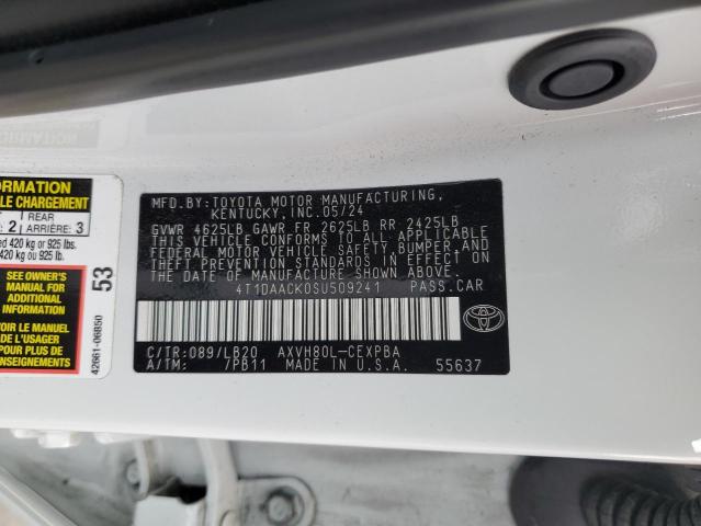 2025 TOYOTA CAMRY XSE - 4T1DAACK0SU509241