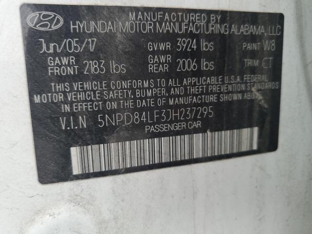 2018 HYUNDAI ELANTRA SE - 5NPD84LF3JH237295