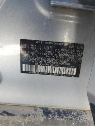 2021 SUBARU OUTBACK PR - 4S4BTAFC2M3158007