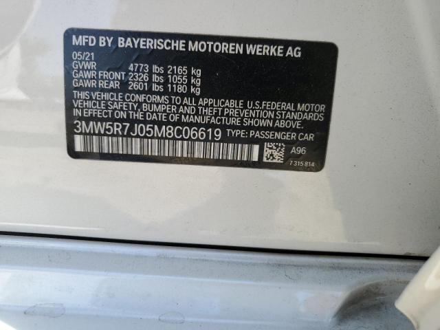 2021 BMW 330XI - 3MW5R7J05M8C06619