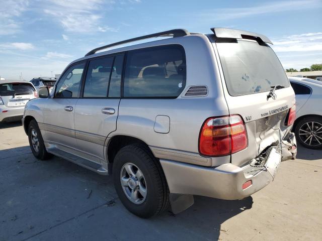 TOYOTA LAND CRUIS 2002 silver  gas JTEHT05J922020391 photo #3