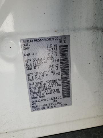 2015 NISSAN ROGUE S - 5N1AT2MV9FC883421