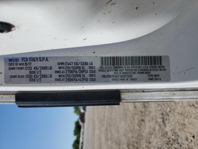 2018 RAM PROMASTER - ZFBERFAB7J6H82008