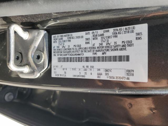2016 FORD ESCAPE 4D 1FMCU0F73GUA94413