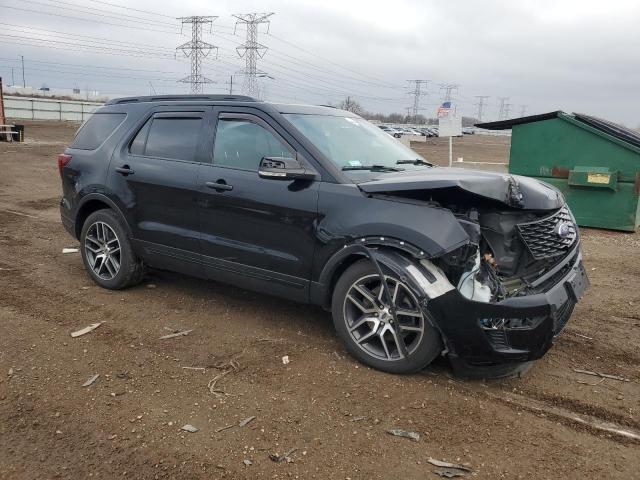 Vin: 1fm5k8gt7jgc65436, lot: 52376225, ford explorer sport 20184