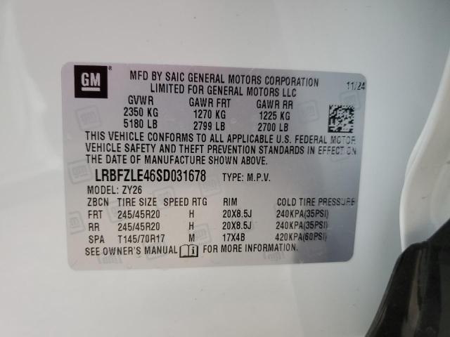 2025 BUICK ENVISION S LRBFZLE46SD031678