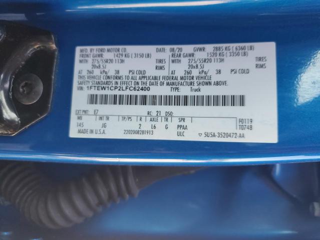 2020 FORD F150 SUPER - 1FTEW1CP2LFC62400